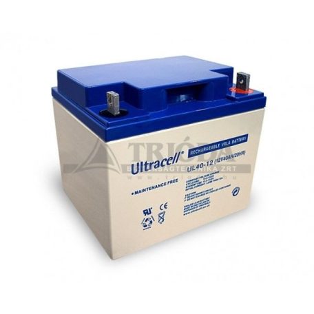 Ultracell AU-12400 12V 40Ah gondozásmentes akkumulátor (1db/karton)