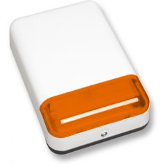  Satel SPLZ-1011 O Kültéri hang- és fényjelző; akkumulátorral szerelt; ultrafényes LED-ek; piezo hang; műanyag burkolat