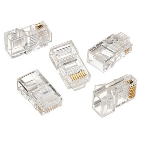 CAT6 UTP csatlakozó RJ45, 100db/csomag