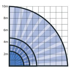   Pyronix by Hikvision COLT10DL Beltéri PIR mozgásérzékelő; konzol nélkül; kisállatvédelemmel (10 kg-ig)