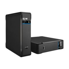   Eaton 3P1300UD Ellipse UPS USB DIN, 1300 VA, 840 W, bemenet: C14, kimenetek: (4) Schuko, (4) Schuko csak túlfeszültségvédelemmel, USB töltés, torony 