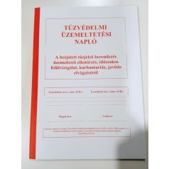   BEÉPÍTETT TŰZJELZŐ BERENDEZÉS ÜZEMELTETÉSI/karbantart. napló