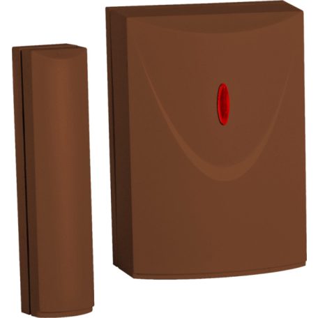 Satel AMD-103 BR ABAX vezeték nélküli mini mágneses nyitásérzékelő; barna