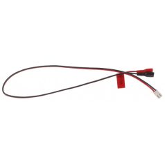   Satel CP50 Akkumulátor csatlakoztató kábel Integra központokhoz; 50 cm; 2 pin