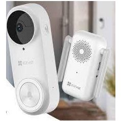   EZVIZ CS-DB2-A0-2C3WPB Vezetéknélküli kaputelefon szett, 3 MP, 2mm objektív, Wifi, Mikrofon/Audio
