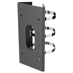   Hikvision DS-1475ZJ-SUS-B Oszlopkonzol; kamerákhoz és fali tartókhoz; 67-127 mm átmérőhöz; fekete