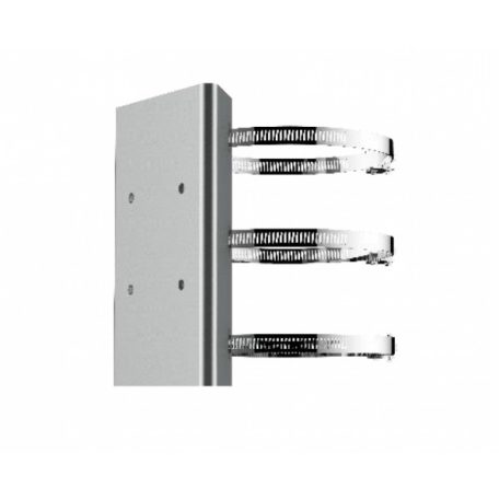 Hikvision DS-1673ZJ-P Oszlopkonzol; csőkamerákhoz és fali tartókhoz; 67-127 mm átmérőhöz, vízszintesen telepíthető