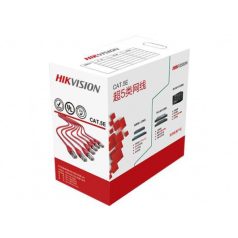   Hikvision DS-1LN5E-S UTP fali kábel; cat5e; 305 fm; dobozos kiszerelés; 0,5 mm rézmag
