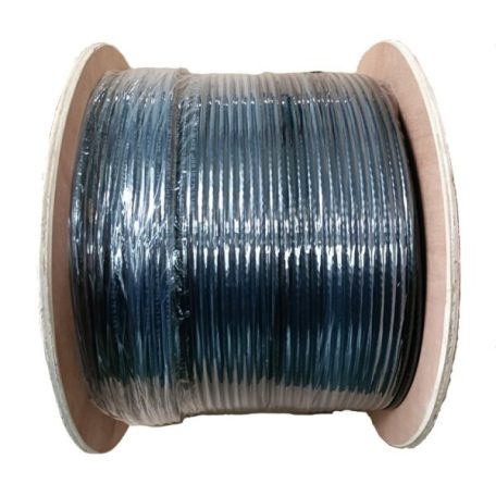 Hikvision DS-1LN5EOFPSPE SF/UTP kültéri kábel; cat5e; 305 fm; 0,505 mm rézmag; PE köpeny