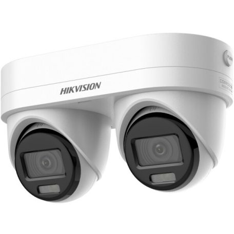 Hikvision DS-2CD2343G2D-LIZ2UY/SL(2.8/4m 4 MP AcuSense IP dual-lens turret kamera;IR/láthatófény;beépített mikrofon;fény-/hangriasztás;NEMA4X