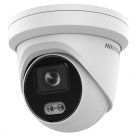 Hikvision DS-2CD2347G2-LSU/SL (2.8mm)(C) 4 MP WDR fix ColorVu AcuSense IP turret kamera; láthatófény; fény- és hangriasztás