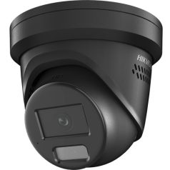   Hikvision DS-2CD2347G2H-LISU/SL-B(2.8mm) 4 MP WDR fix ColorVu IP turret kamera;IR/láthatófény;fény-és hangriasztás;beépített mikrofon; fekete