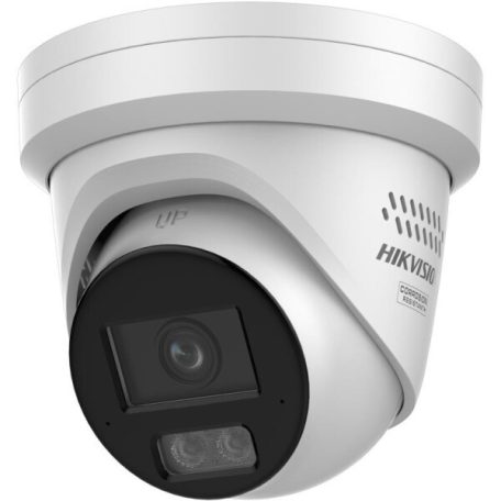 Hikvision DS-2CD2347G3-LIS2UY/SRB(2.8mm) 4 MP WDR fix ColorVu IP turret kamera; IR/láthatófény; fény- és hangriasztás; hang I/O; riasztás I/O