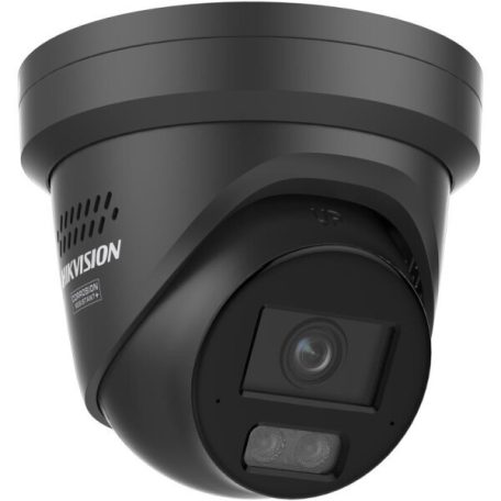 Hikvision DS-2CD2347G3-LIS2UY/SRB-B(2.8) 4 MP WDR fix ColorVu IP turret kamera; IR/láthatófény; fény- és hangriasztás; hang I/O; riasztás I/O