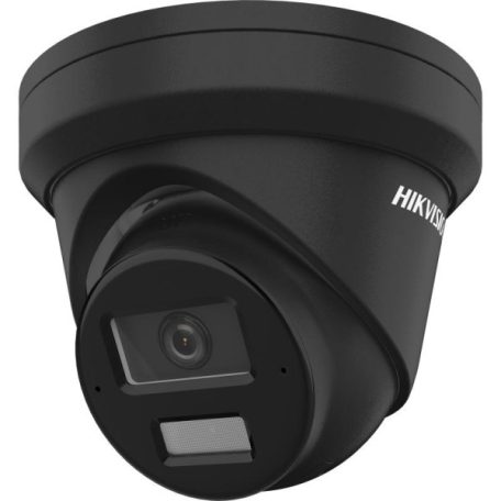 Hikvision DS-2CD2383G2-LI2U-B (2.8mm) 8 MP AcuSense WDR fix IP turret kamera; IR/láthatófény; beépített mikrofon; fekete