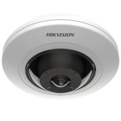   Hikvision DS-2CD2955G0-ISU (1.05mm) 5 MP WDR mini IR IP fisheye kamera 180° látószöggel; hang I/O; riasztás I/O