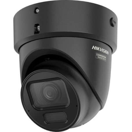 Hikvision DS-2CD2H46G2H-IZSY-B(2.8-12mm) 4 MP WDR motoros EXIR IP turret kamera; hang I/O riasztás I/O; NEMA 4X; fekete