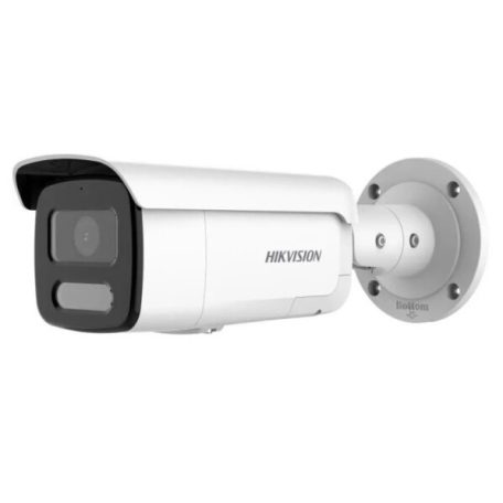 Hikvision DS-2CD2T47G2H-LISU/SL(2.8)(eF) 4 MP WDR fix ColorVu IP csőkamera; IR/láthatófény; fény- és hangriasztás; beépített mikrofon