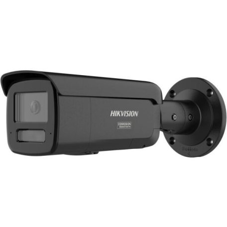 Hikvision DS-2CD2T47G3-LIS2UY/SL-B (2.8) 4 MP WDR fix ColorVu IP csőkamera; IR/láthatófény; fény- és hangriasztás; NEMA 4X; fekete