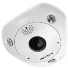 Hikvision DS-2CD63C5G0-IVS (2mm) 12 MP 360° vandálbiztos IR Smart IP panorámakamera; hang/riasztás be-/kimenet; mikrofon/hangszóró
