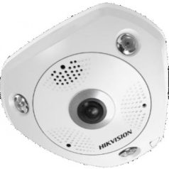   Hikvision DS-2CD63C5G0E-IS (2mm) (B) 12 MP 360° IR Smart IP fisheye kamera; hang I/O; riasztás I/O; beépített mikrofon/hangszóró