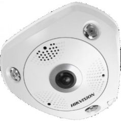   Hikvision DS-2CD63C5G0E-IS (2mm) (B) 12 MP 360° IR Smart IP fisheye kamera; hang I/O; riasztás I/O; beépített mikrofon/hangszóró