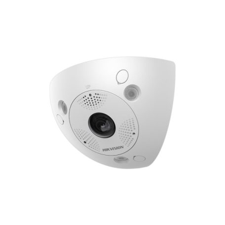Hikvision DS-2CD6W32FWD-IVS (2mm) 3 MP vandálbiztos WDR IR Smart IP sarok-panorámakamera; hang be- és kimenet
