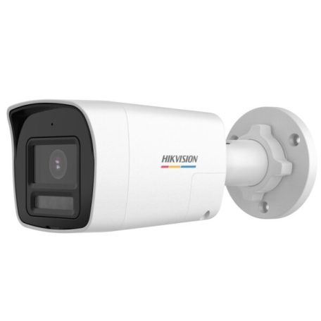 Hikvision DS-2CE10DF3T-LXTS (2.8mm) 2 MP ColorVu fix mini THD csőkamera; IR/láthatófény; kétirányú audio; hang és fényriasztás