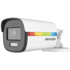   Hikvision DS-2CE12DF8T-FSLN (2.8mm) 2 MP ColorVu THD WDR fix csőkamera; fény riasztás; beépített mikrofon; koax audio