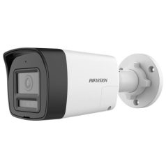   Hikvision DS-2CE16D0T-LXTS (2.8mm) 2 MP fix mini THD csőkamera; IR/láthatófény; kétirányú audio; hang- és fényriasztás