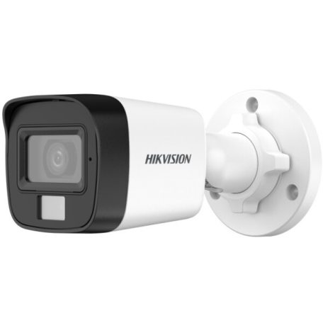 Hikvision DS-2CE16G0T-LFS (2.8mm) 3 MP fix mini THD csőkamera; IR/láthatófény; beépített mikrofon