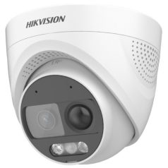  Hikvision DS-2CE72DF3T-PIRXOS (3.6mm) 2 MP ColorVu THD WDR fix turret kamera; villogó fény és hangriasztás; mikrofon, PIR