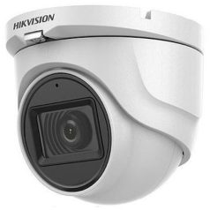   Hikvision DS-2CE76H0T-ITMFS (6mm) 5 MP THD fix EXIR dómkamera; OSD menüvel; TVI/AHD/CVI/CVBS kimenet; mikrofon; koax audio