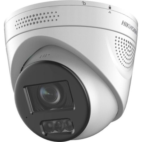Hikvision DS-2CE79K0T-LXTSZ (2.7-13.5mm) 5 MP THD motoros zoom turret kamera; IR/láthatófény; kétirányú audio; hang- és fényriasztás
