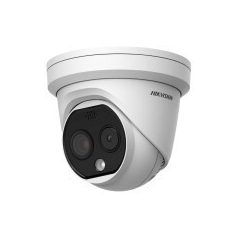   Hikvision DS-2TD1228-2/QA IP hő- (256x192) 90°x65,4° és láthatófény (4 MP) kamera; -20°C-150°C; villogófény-/hangriasztás