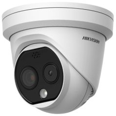   Hikvision DS-2TD1228-3/QA (B) IP hő- (256x192) 50°x37° és láthatófény (4 MP) kamera; -20°C-150°C; villogófény-/hangriasztás