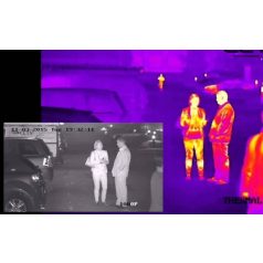   Hikvision DS-2TD2615-10 IP hő- 23.3°x17.6° és láthatófény 40°x22° kamera; csőkamera kivitel; ±8°C; -20°C-150°C
