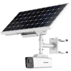   Hikvision DS-2XS2T47G1-LDH/4G/C18S40(6mm 4 MP WDR fix ColorVu IP napelemes csőkamera; láthatófény, 4G; beépített akkumulátor (2x8.4Ah)