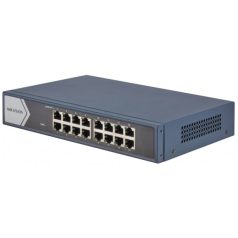   Hikvision DS-3E0516-E (B) 16 portos Gbit switch; nem menedzselhető