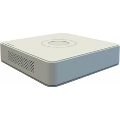   Hikvision DS-7104HUHI-K1 (S)(C) 4 csatornás THD DVR; 8MP@8fps; 5MP@12fps; 4MP@15fps; 1080p@25fps; +2×8MP IP, koax audio
