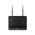 Hikvision DS-7604NI-L1/W 4 csatornás WiFi NVR; 40/60 Mbps be-/kimeneti sávszélesség; 11,6" LCD kijelző