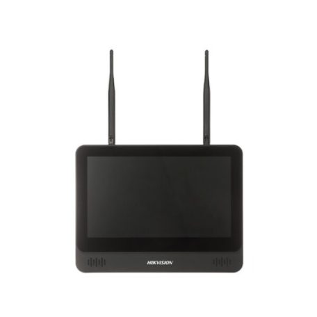 Hikvision DS-7604NI-L1/W 4 csatornás WiFi NVR; 40/60 Mbps be-/kimeneti sávszélesség; 11,6" LCD kijelző