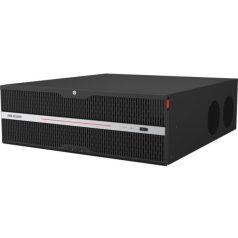   Hikvision DS-96128NXI-S16R 128 csatornás 8K NVR; 1280/1024 Mbps be-/kimeneti sávszélesség; riasztás I/O; eSata; redundáns táp