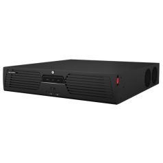   Hikvision DS-9632NI-M8 32 csatornás NVR; 320/400 Mbps be-/kimeneti sávszélesség; riasztás I/O; eSata