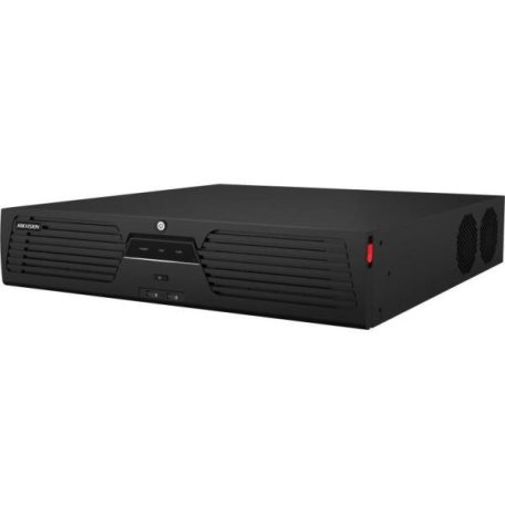 Hikvision DS-9632NXI-I8/VPro 32 csatornás NVR; 384/256 Mbps be-/kimeneti sávszélesség; riasztás I/O; eSata
