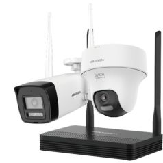   Hikvision DS-J142I/NKS422W02H IP SOHO kamera szett; 4 csatornás NVS+DS-2CV1023G2-LIDWF(2.8mm)(B)+DS-2CV1F23G2-LIDWF(2.8mm)(B)