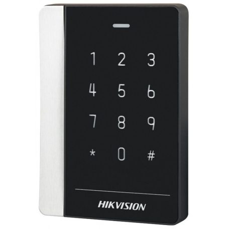 Hikvision DS-K1102AEK Kártyaolvasó 125kHz (EM); RS485 és Wiegand kimenet; billentyűzettel