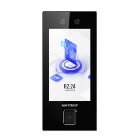 Hikvision DS-K1T344MBWX-QRE1/Europe BV 4,5" arcfelismerő beléptető vezérlő terminál; Mifare kártyaolvasó; arcfelismerő; QR kód olvasó
