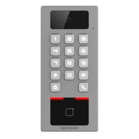 Hikvision DS-K1T502DBWX-C Beléptető vezérlő terminál kamerával; Mifare; DESfire hitelesítés; IP65; IK09; WiFi