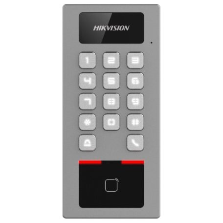 Hikvision DS-K1T502DBWX Beléptető vezérlő terminál; Mifare és DESfire hitelesítés; IP65; IK09; WiFi